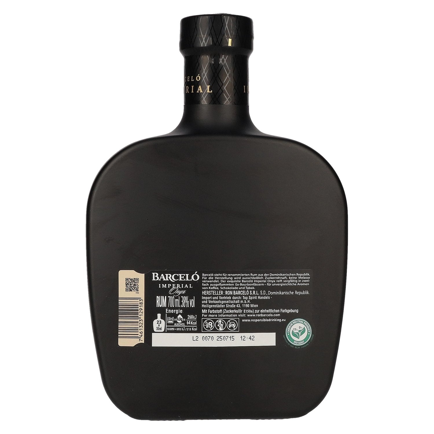 Barceló Imperial ONYX Dominican Rum 38% ABV 0.7l