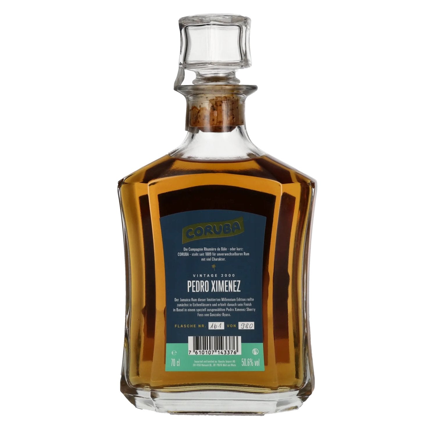 Coruba 18 Years Old PEDRO XIMENEZ Vintage 2000 50,6% Vol. 0,7l