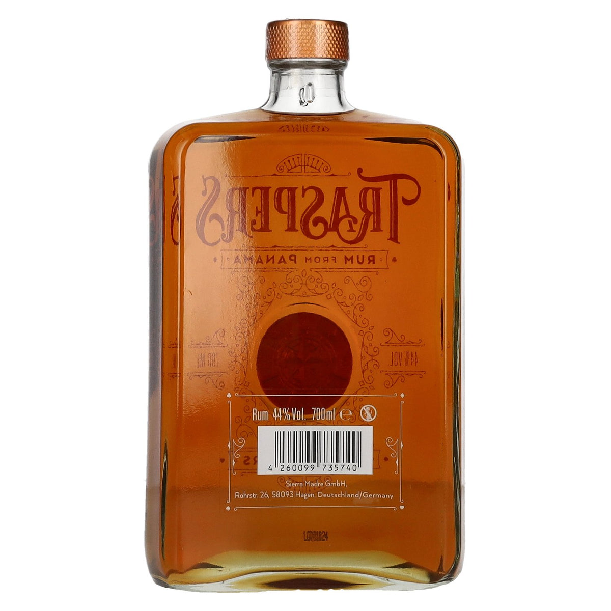 Traspers 15 Years Old Rum uit Panama, 44% vol., 0,7 l