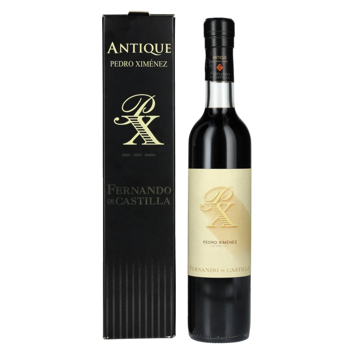 Fernando de Castilla Sherry Pedro Ximénez Antique 15% Vol. 0,5l in Geschenkbox