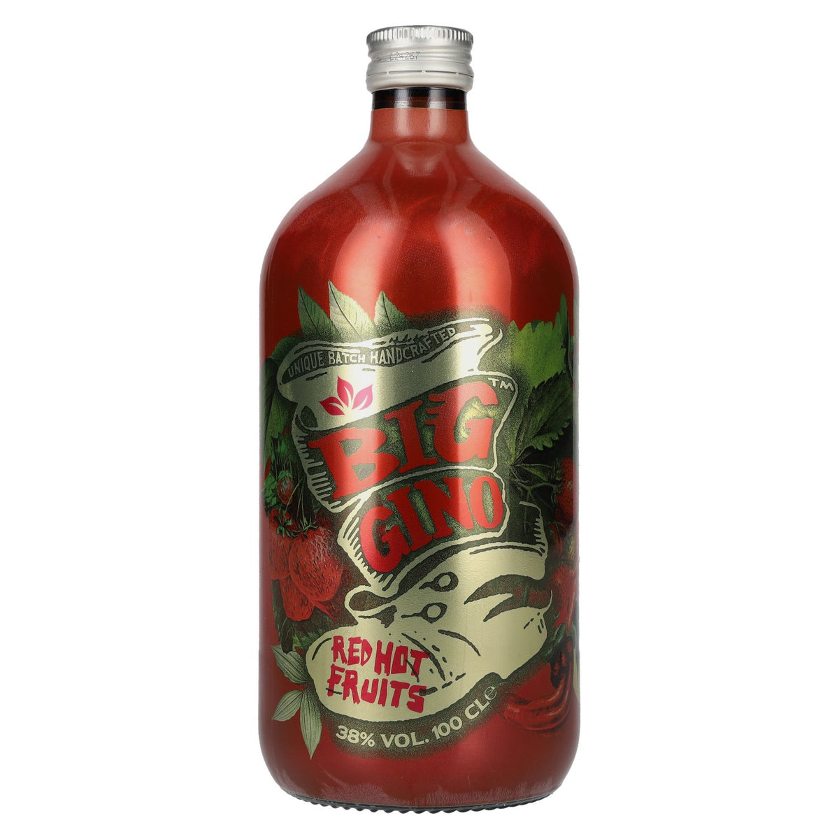 Big Gino Gin RED HOT FRUITS 38 % vol. 1 l