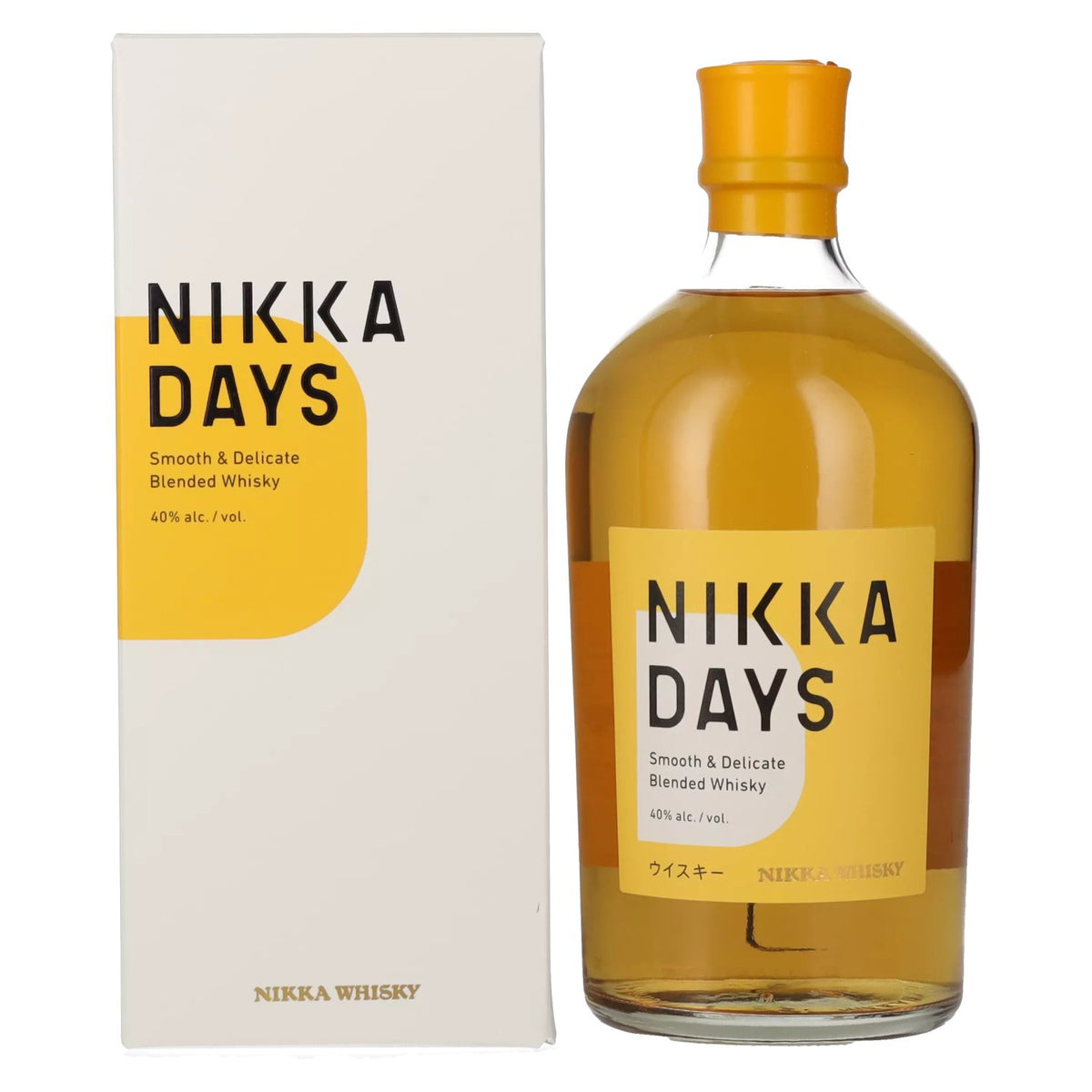 Nikka DAYS Smooth &amp; Delicate Blended Whisky 40% vol. 0,7 l in geschenkverpakking