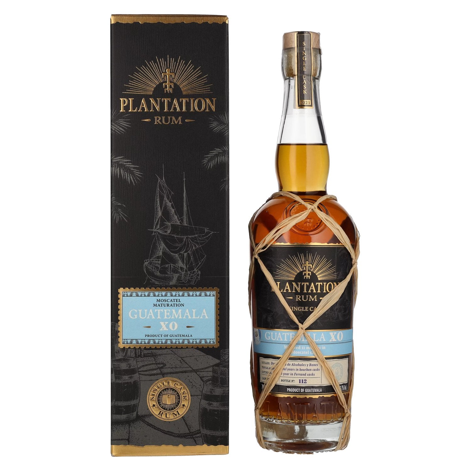 Plantation Rum GUATEMALA XO Moscatel Maturation Edition 2021 43,7% vol. 0,7l en boîte cadeau