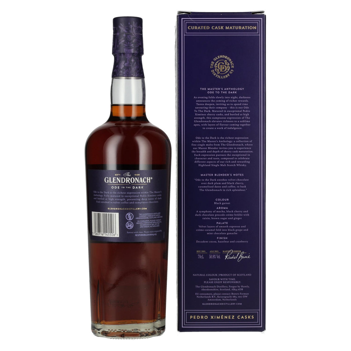 The GlenDronach ODE TO THE DARK Highland Single Malt 50,8% Vol. 0,7l in Geschenkbox