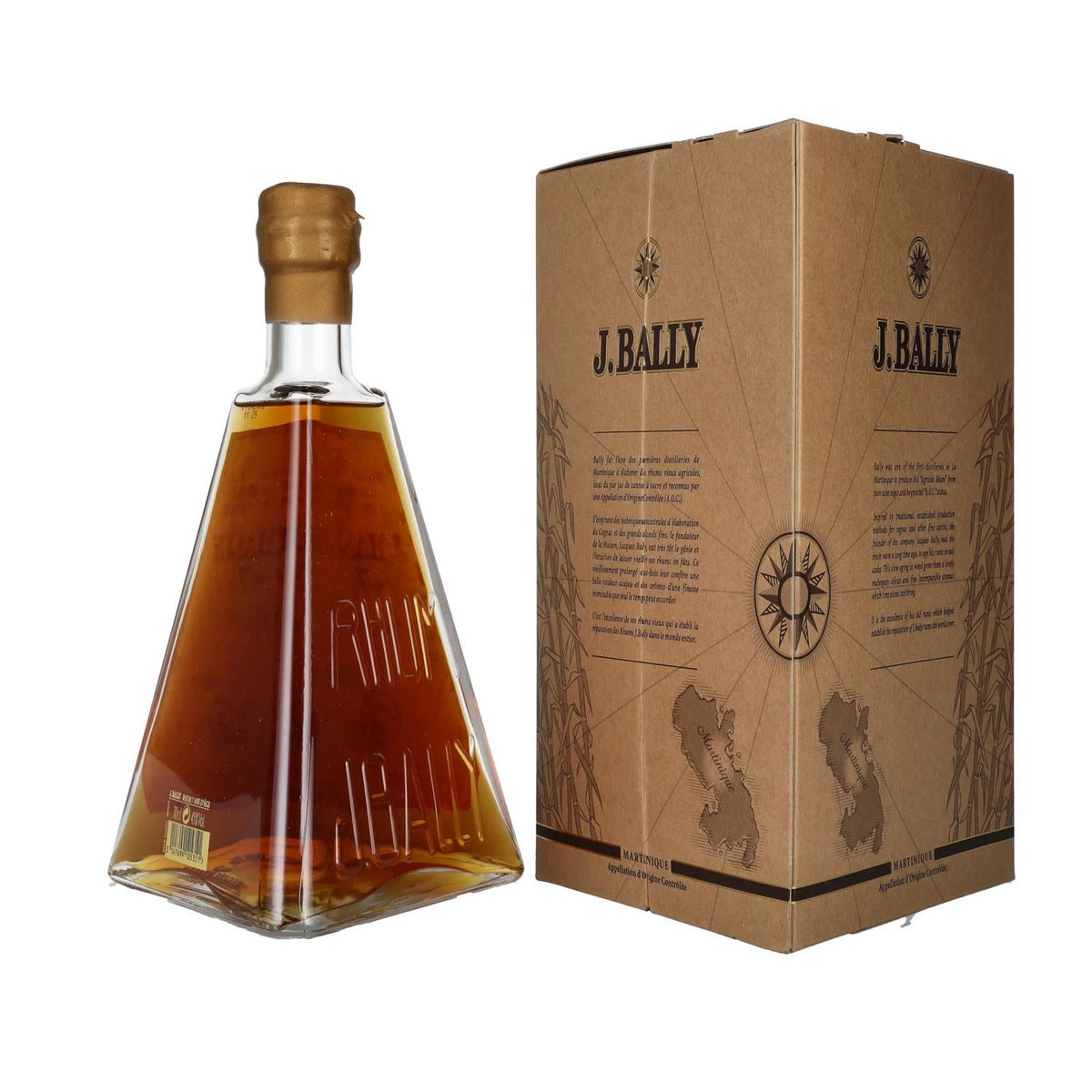 J. Bally Rhum Vieux Agricole Martinique 7 Years Old 45% ABV 0.7l in a gift box