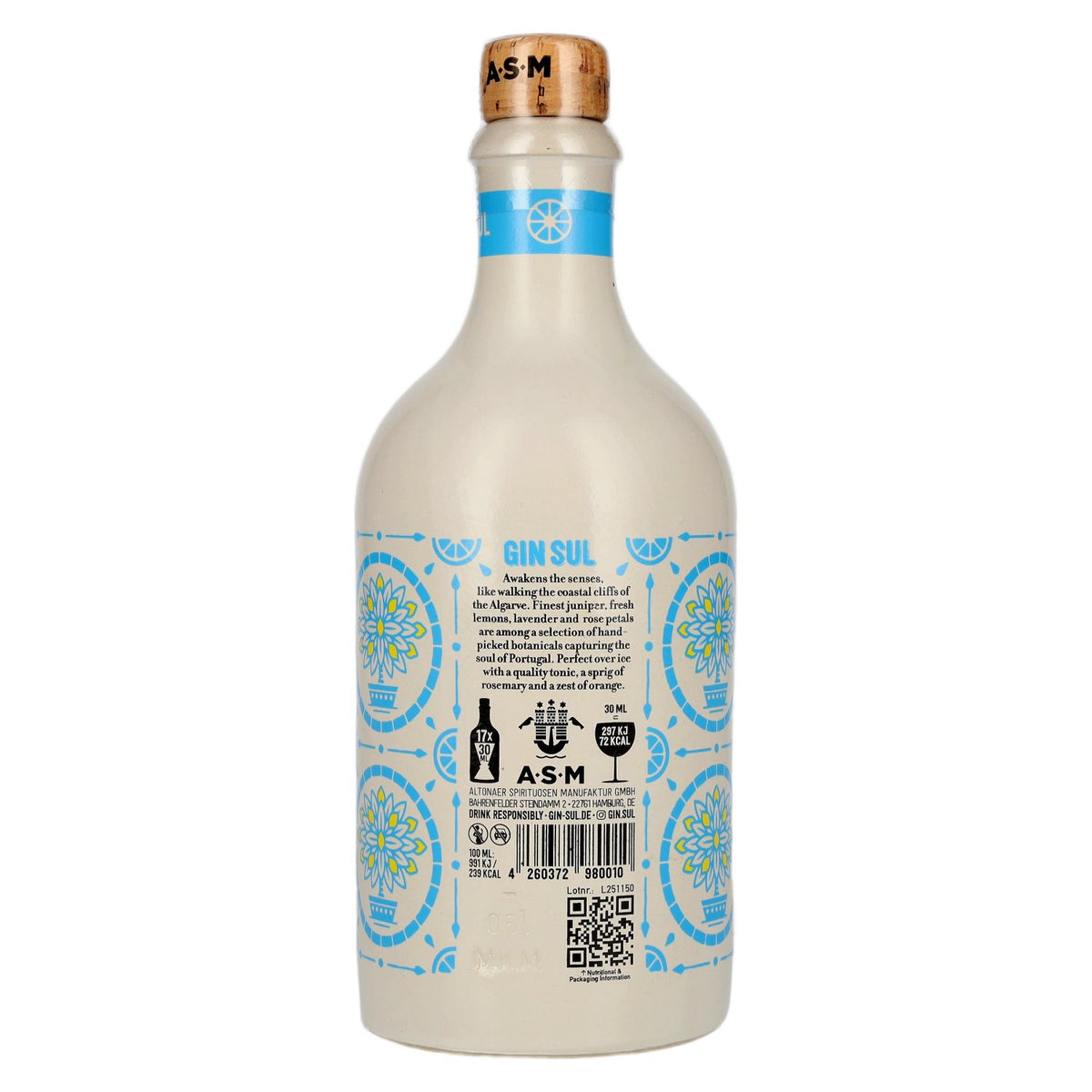 Gin Sul Dry Gin 43% vol. 0,5 l