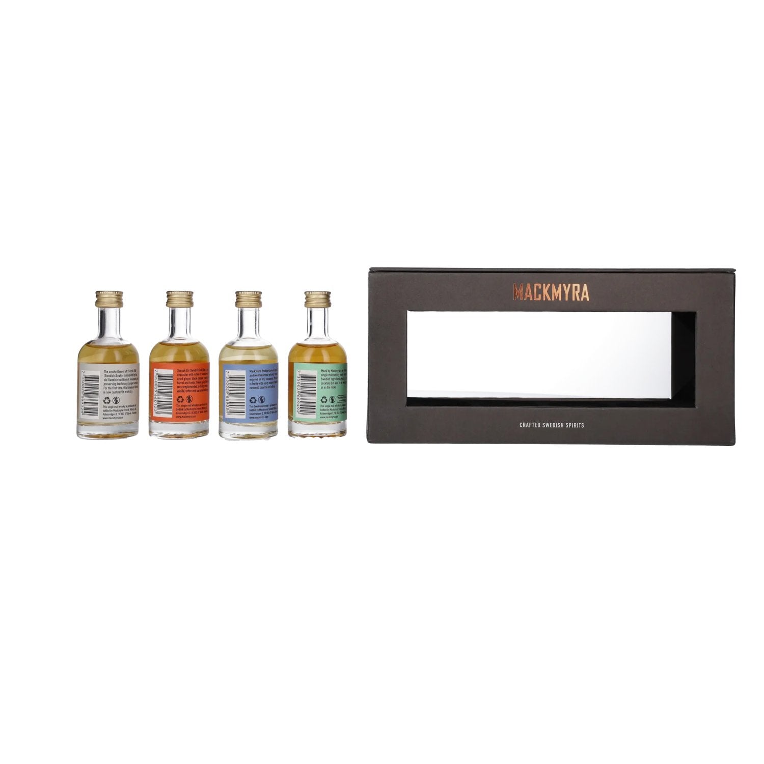Mackmyra CLASSICS Collection 43,4% vol. 4x0,05l en coffret cadeau