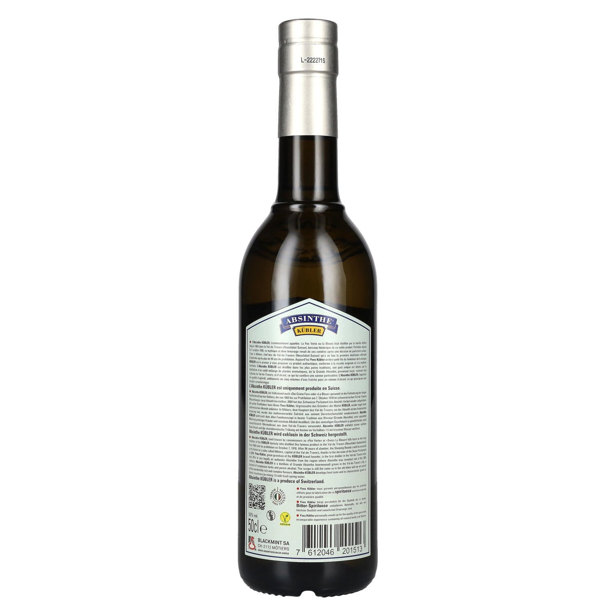 Absinthe Kübler 53 % vol. 0,5 l