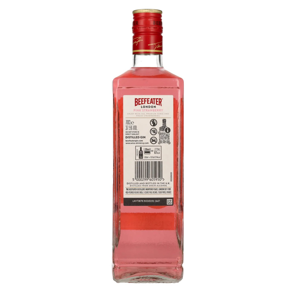 Beefeater London PINK STRAWBERRY Premium Gin 37,5% vol. 0,7l