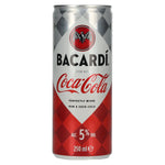 Bacardi Rum &amp; Coca Cola 5% vol. Blikje van 0,25 l, statiegeld