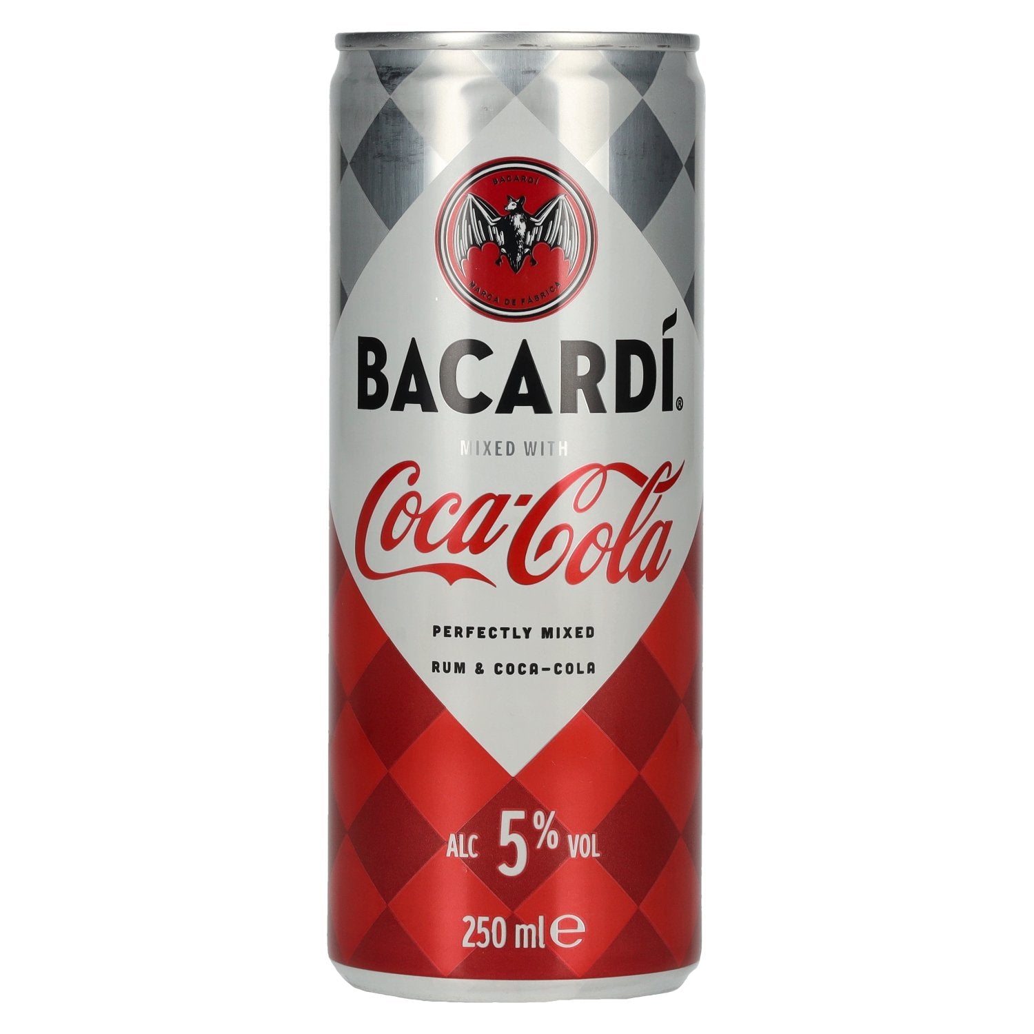 Rhum Bacardi &amp; Coca Cola 5 % vol., canette de 0,25 l, consigne