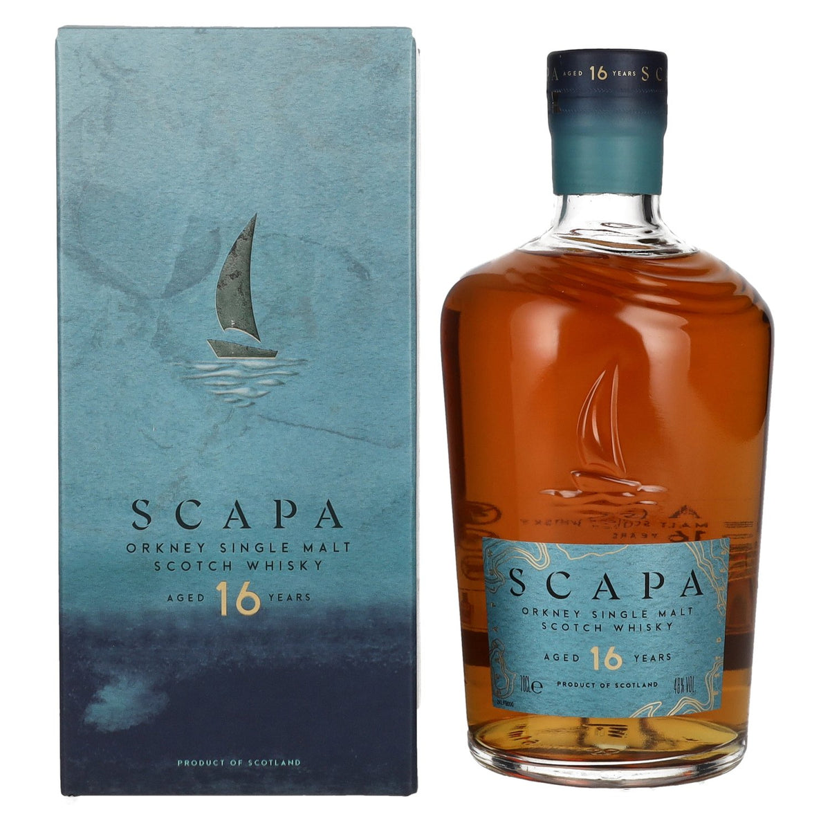 Scapa Orkney 16 Years Old Single Malt Scotch Whisky 48% Vol. 0,7l in Geschenkbox