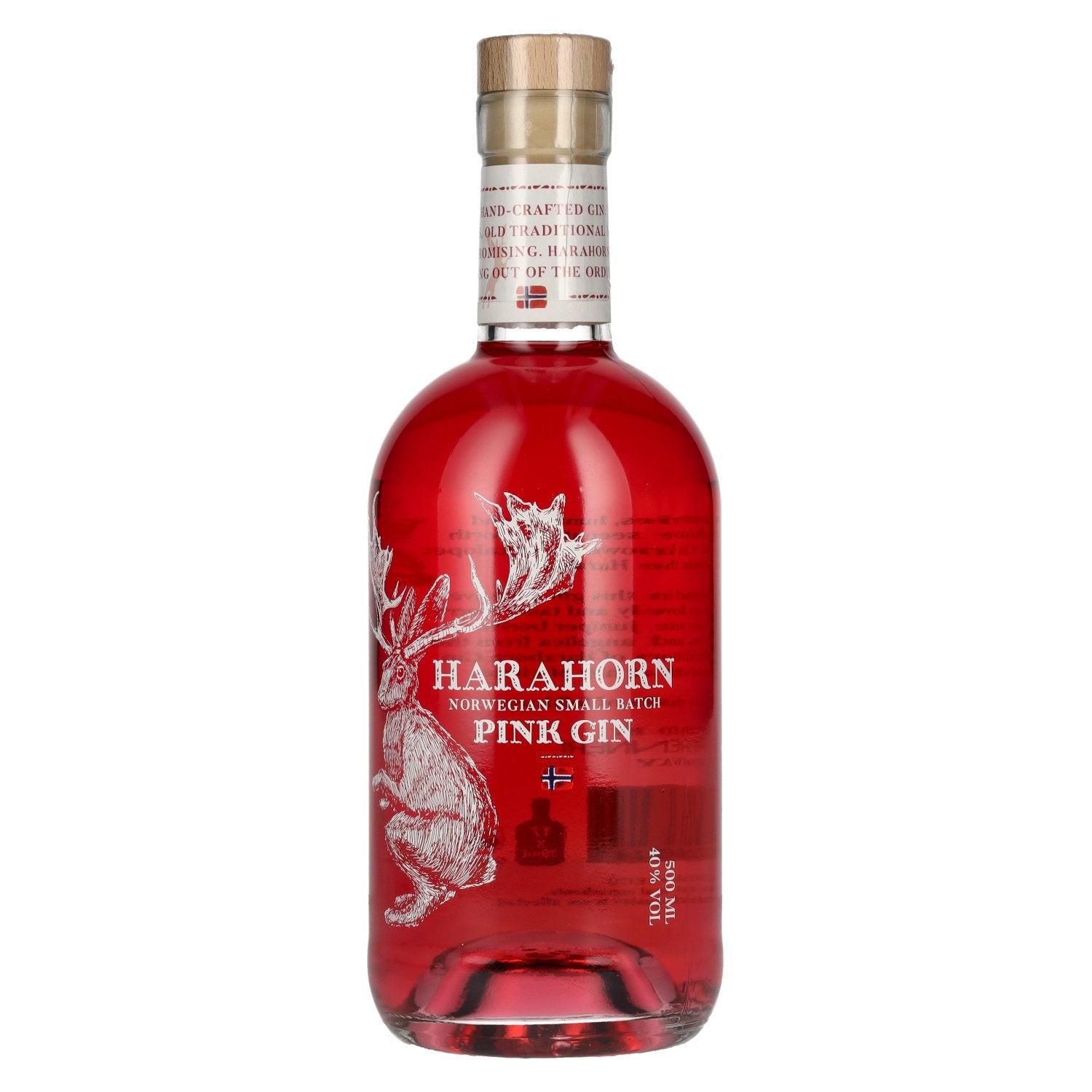 Harahorn Norwegian Small Batch Pinkster Gin 40% Vol. 0,5l