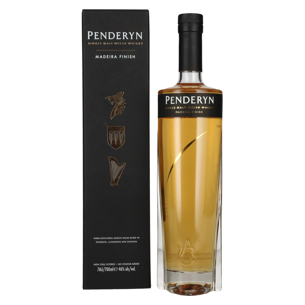 Penderyn Single Malt Welsh Whiskey Madeira Finish 46% Vol. 0,7l in Geschenkbox