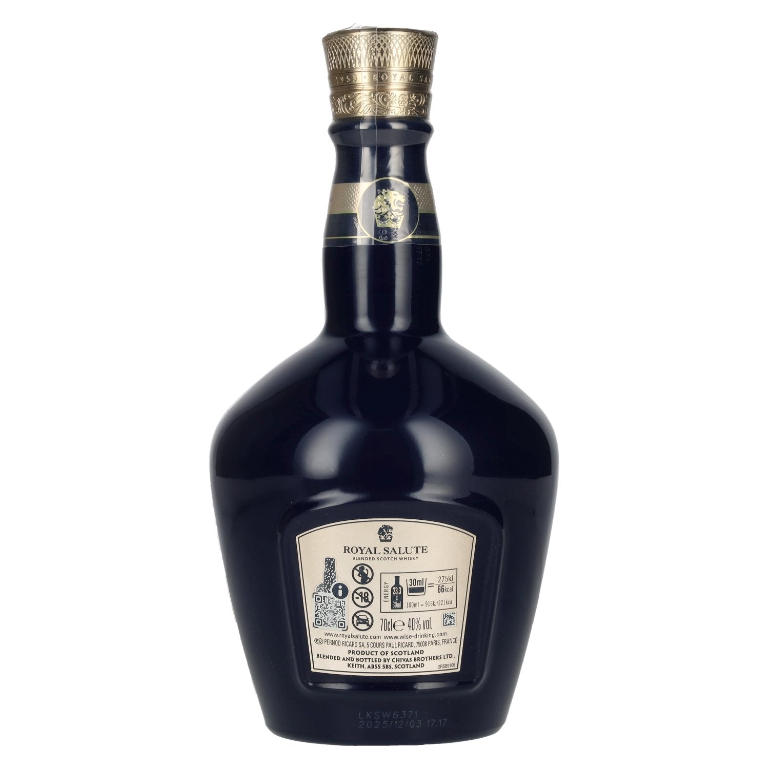 Royal Salute 21 ans d'âge THE SIGNATURE BLEND 40 % vol. 0,7 l