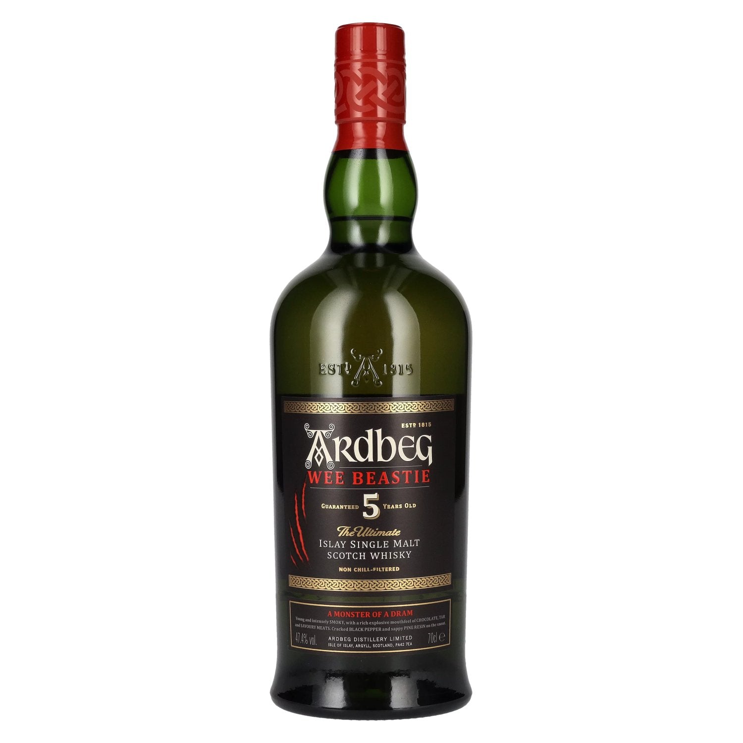 Ardbeg WEE BEASTIE 5 Jaar Oude Islay Single Malt 47,4% Vol. 0,7l