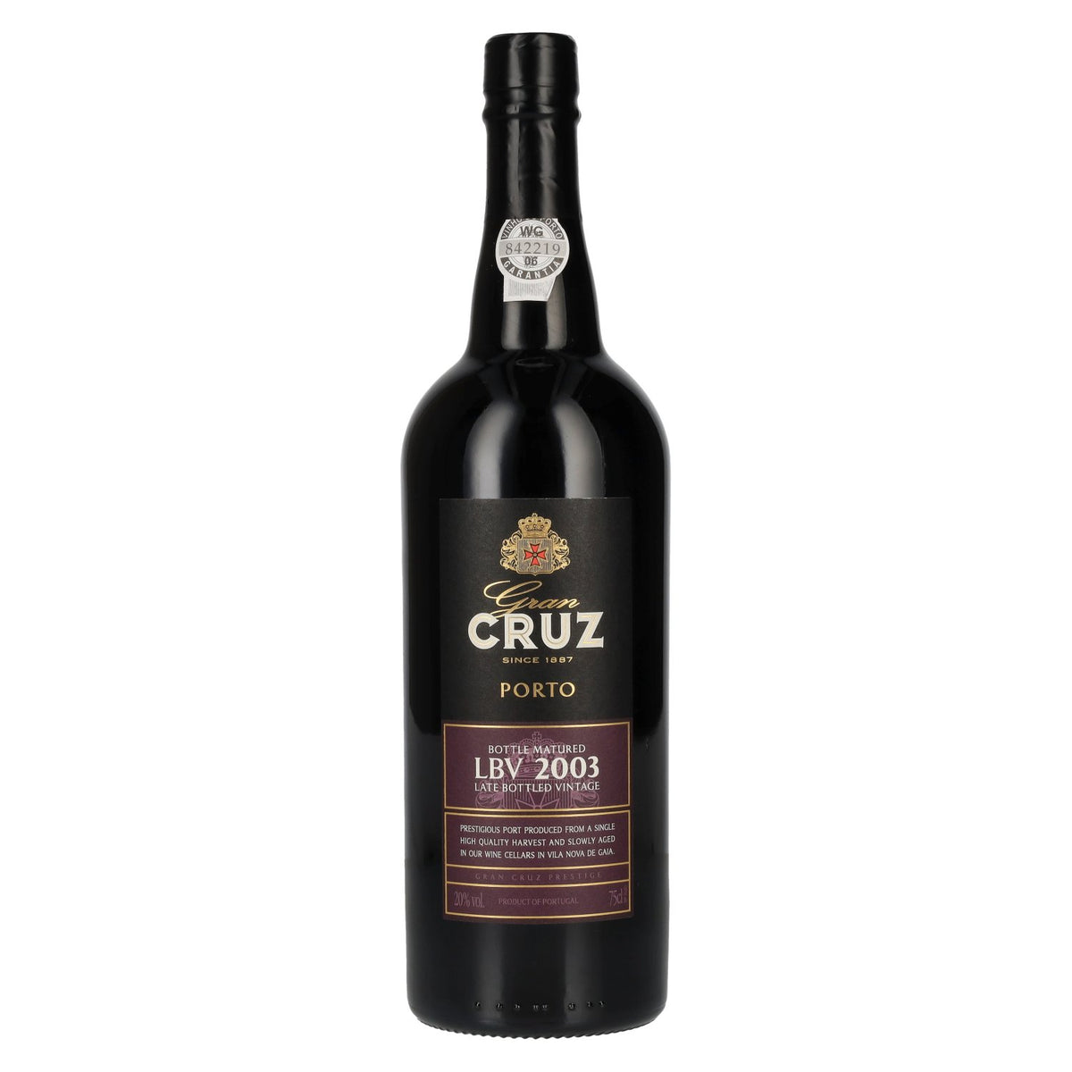 Gran Cruz Porto LBV 2003 20% Vol. 0,75l