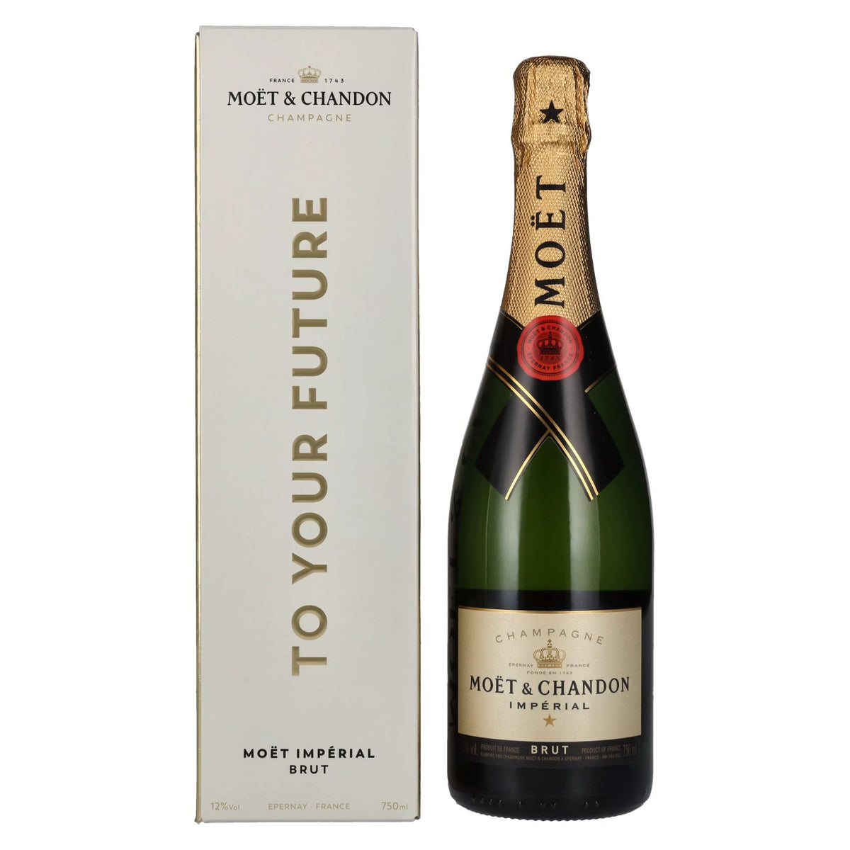 Moët & Chandon Champagne IMPÉRIAL Brut Milestones 12% Vol. 0,75l in Geschenkbox