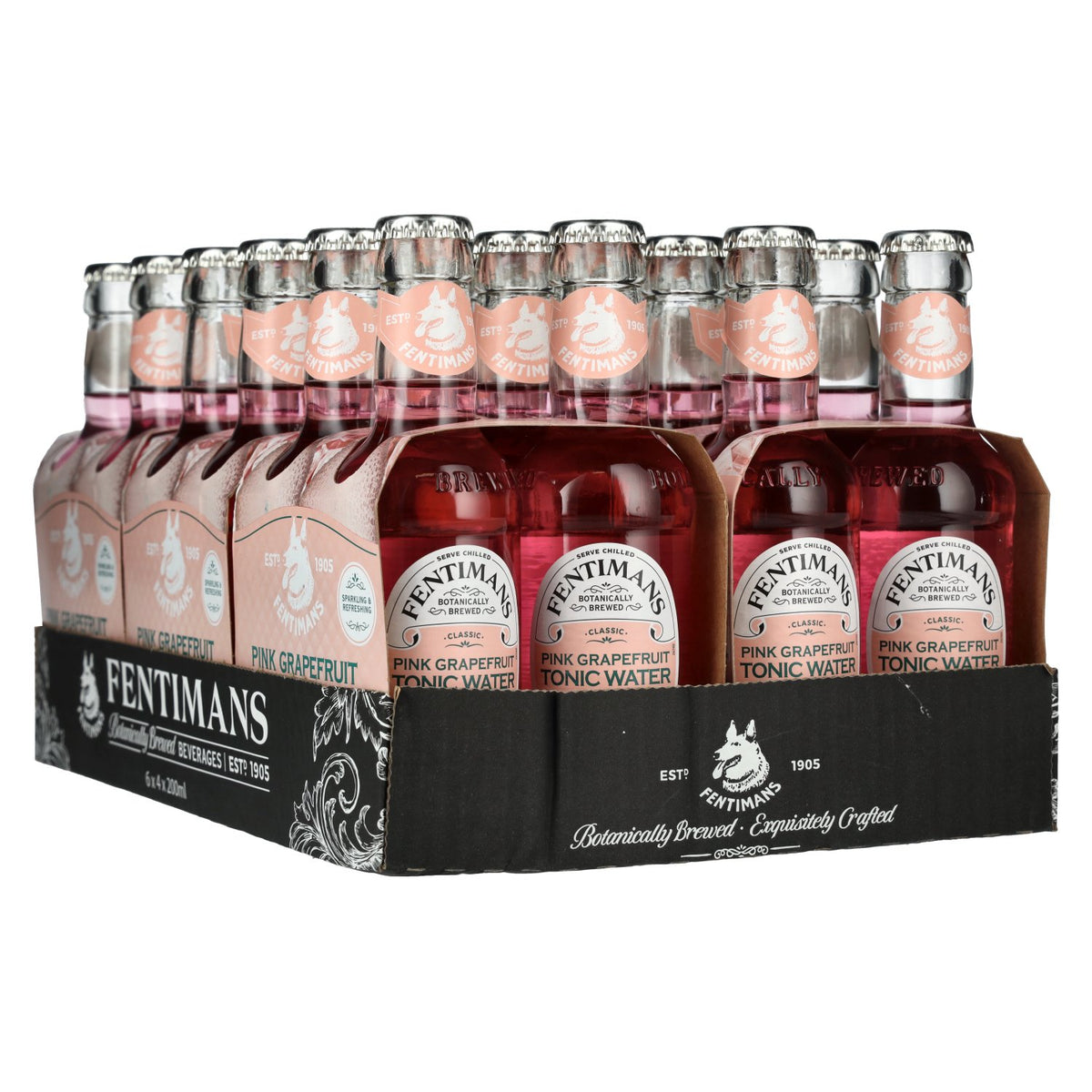 Eau tonique Fentimans PINK GRAPEFRUIT, 6 x 4 x 0,2 l