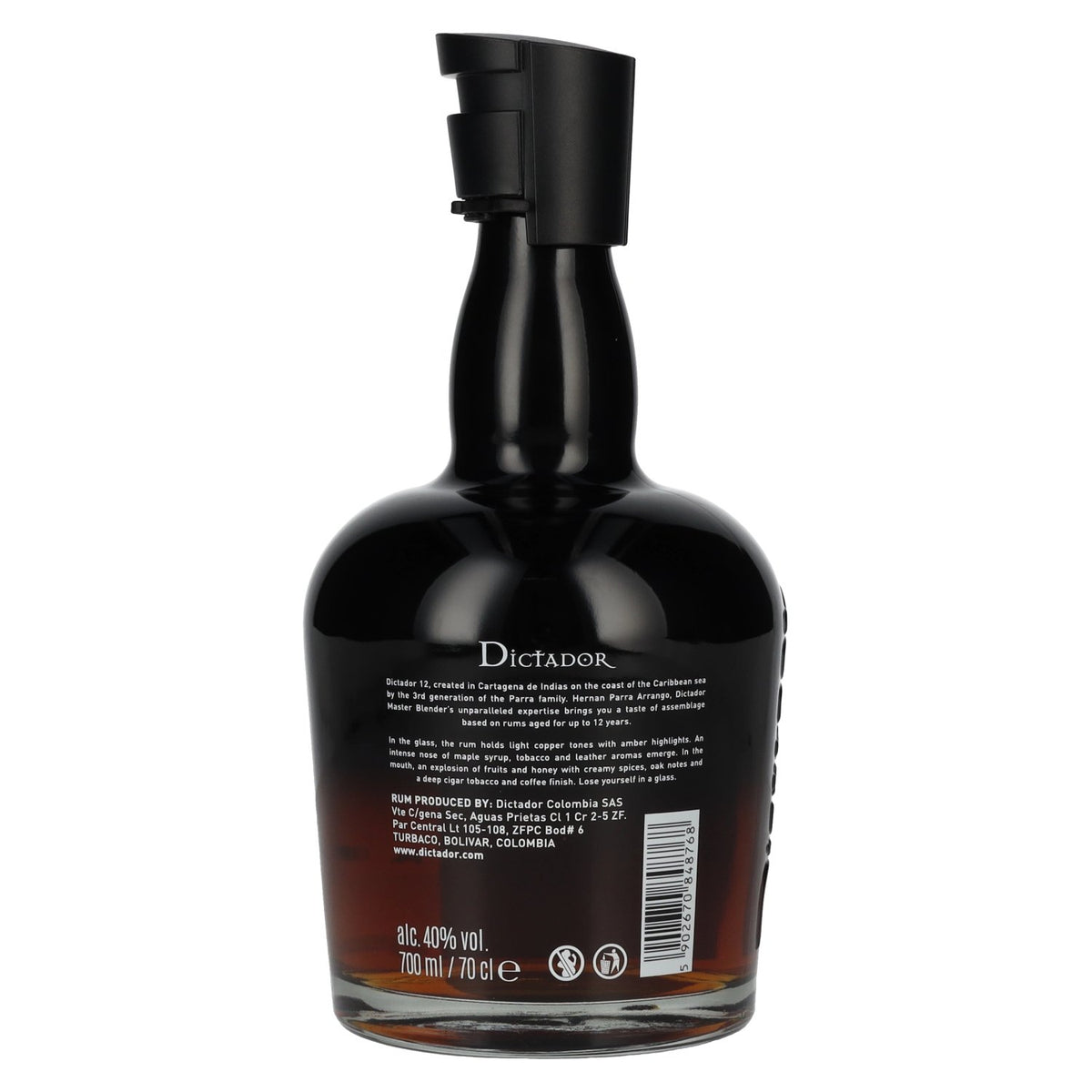 Dictador 12 Years Old Reserva Premium Colombian Rum 40% ABV 0.7l