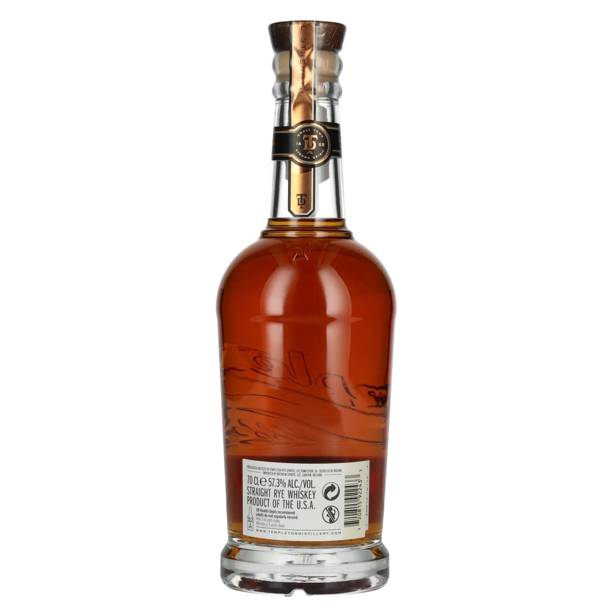 Templeton Rye Barrel Strength Straight Rye Whiskey 2022 57,3% vol. 0,7 l