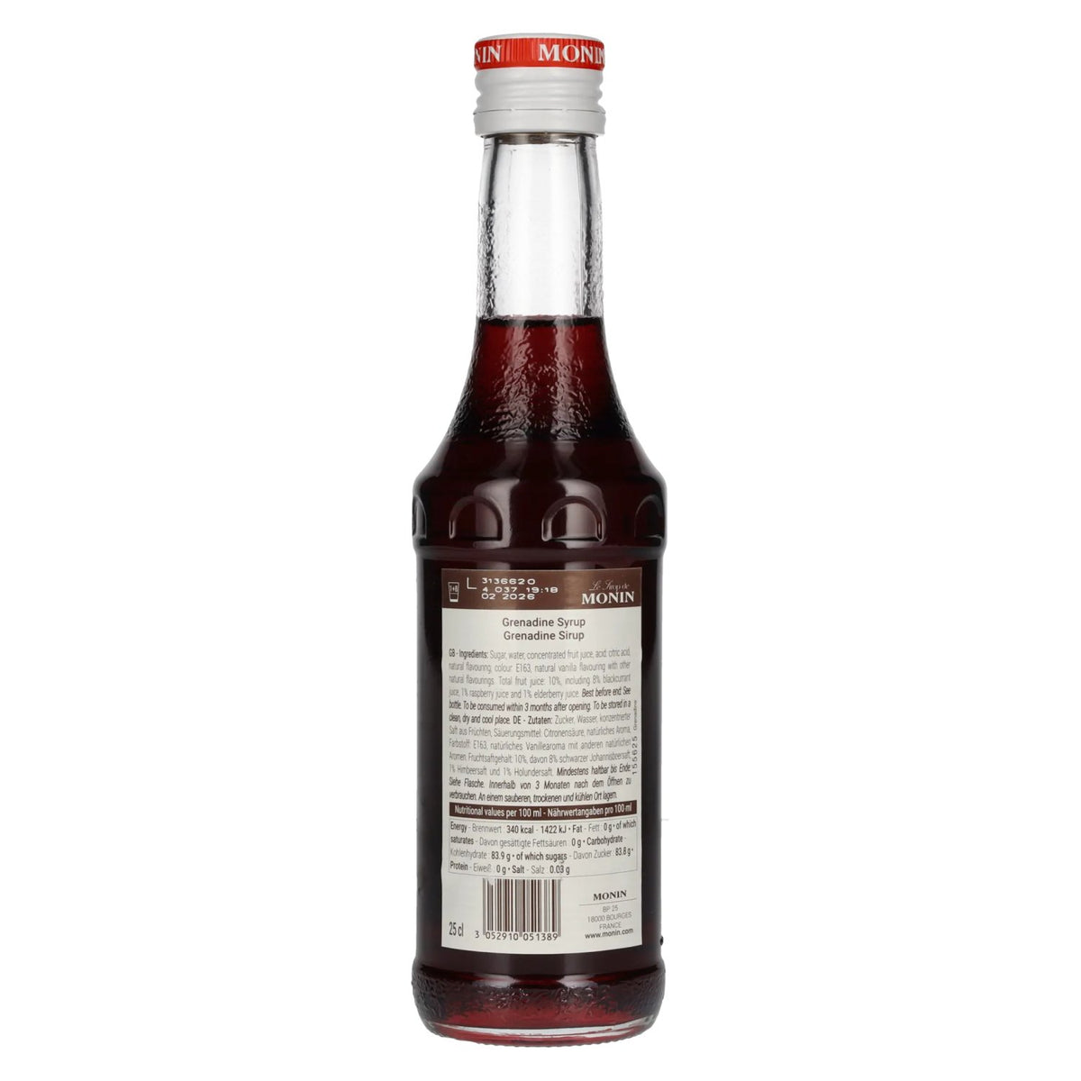 Monin GRENADINE Syrup 0.25 l