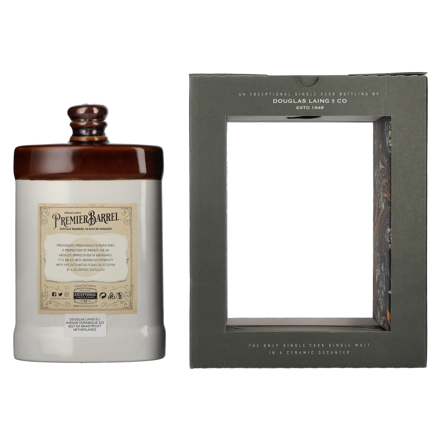 Douglas Laing PREMIER BARREL Inchgower 8 Years Old Single Malt 46% Vol. 0,7l in gift box