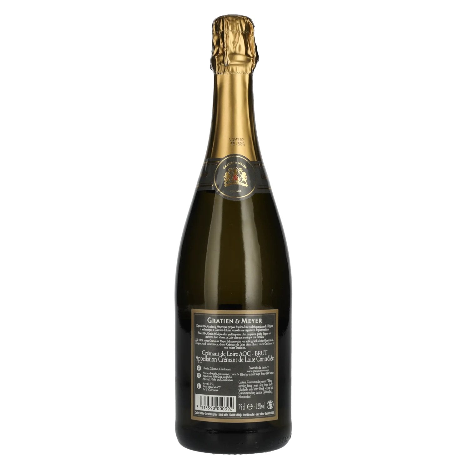 Gratien &amp; Meyer Crémant de Loire Brut 12% Vol. 0,75l