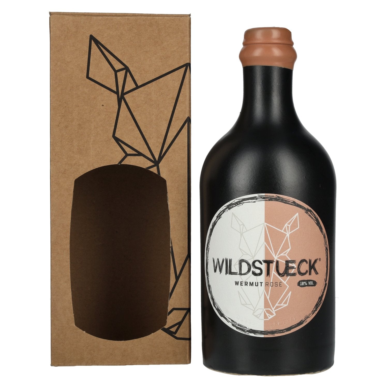 Wildstueck Wermut Rosé 18% Vol. 0,5l en coffret cadeau