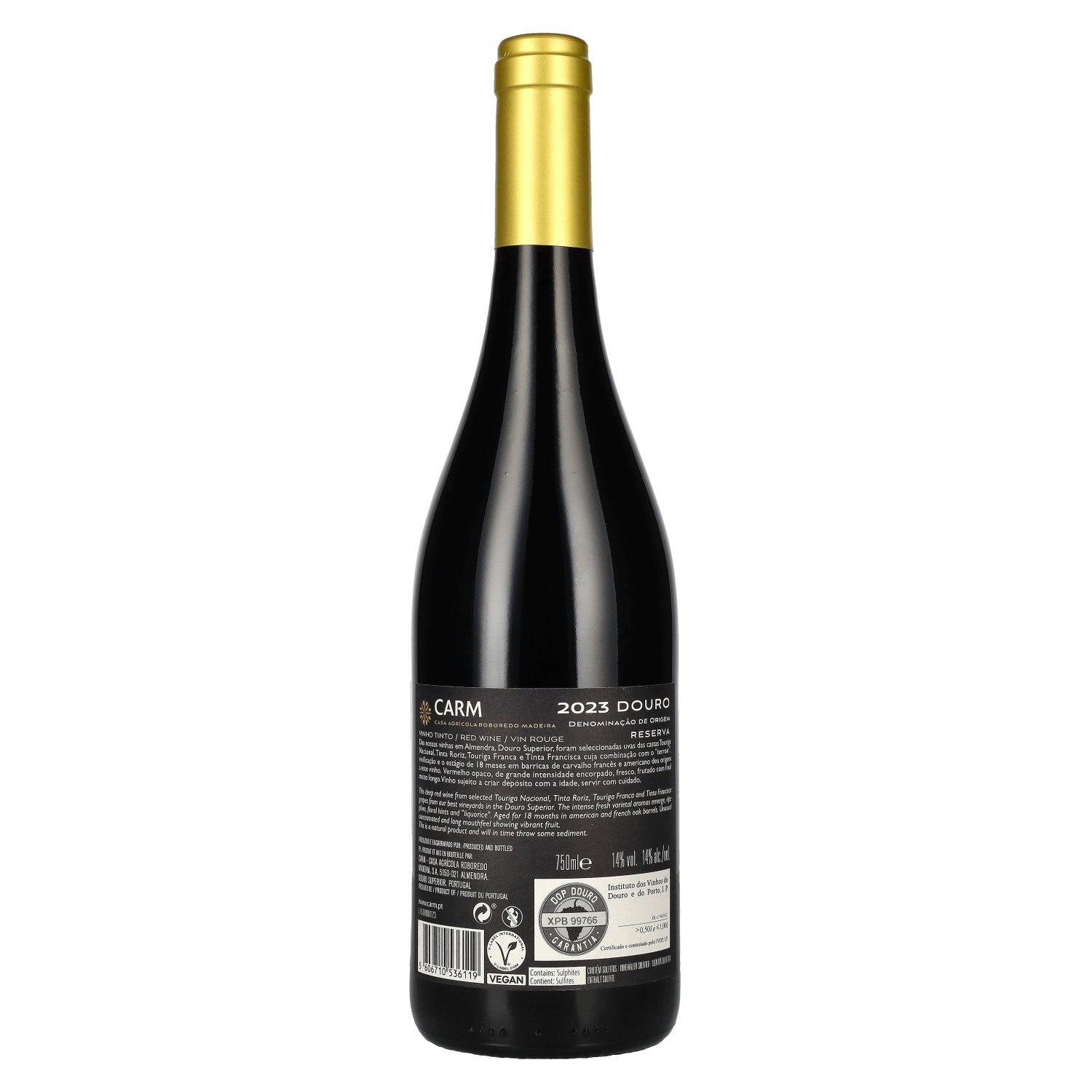 CARM Reserva Red DOP Douro 2023 14% Vol. 0,75l