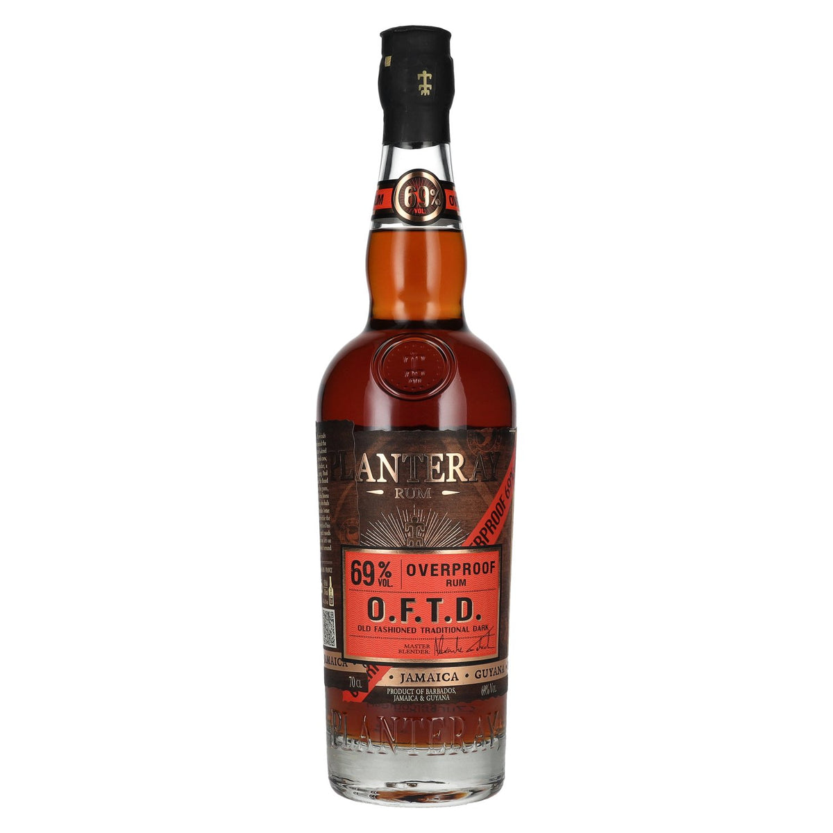 Planteray Rum O.F.T.D. Overproof Rum 69% vol. 0.7 l