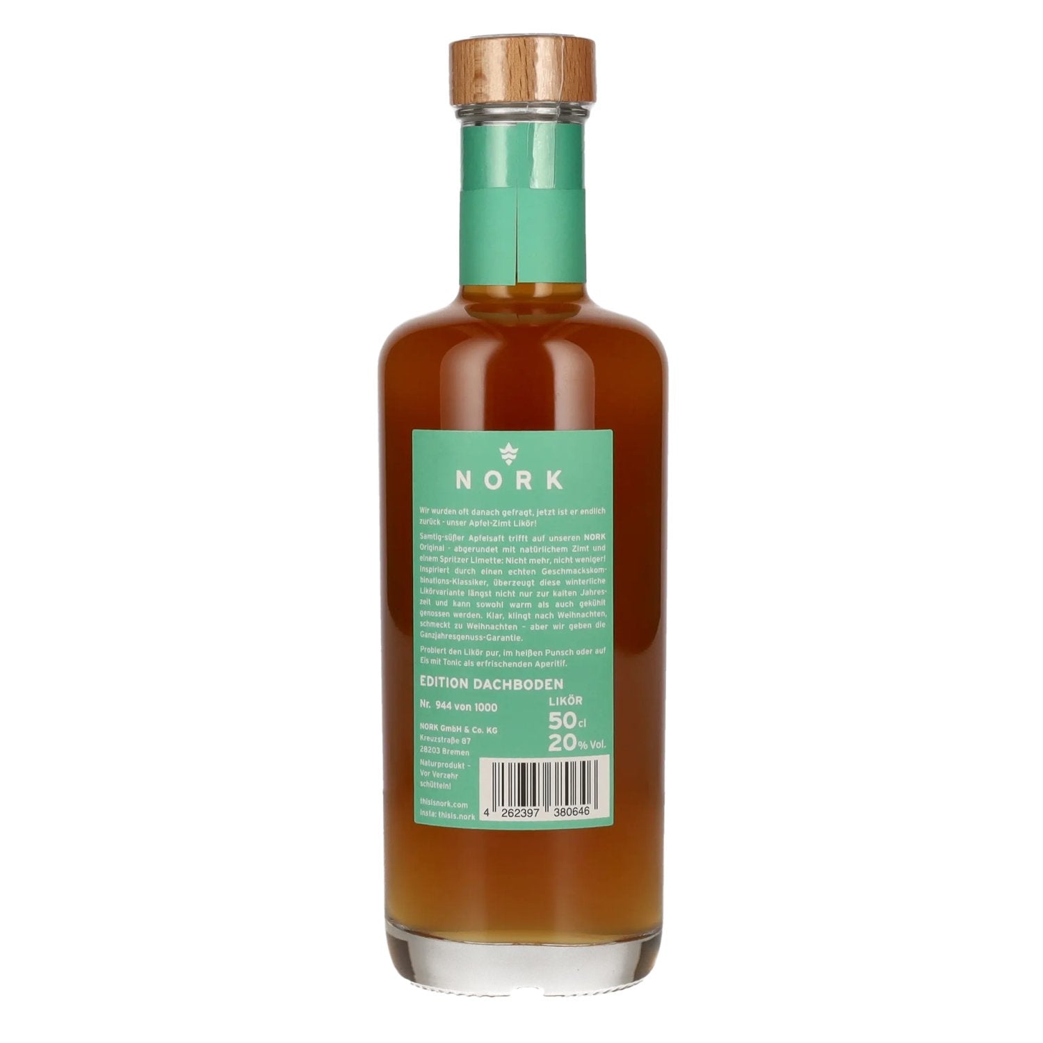 Nork Apple-Cinnamon Liqueur Edition Dachboden 20% Vol. 0,5l