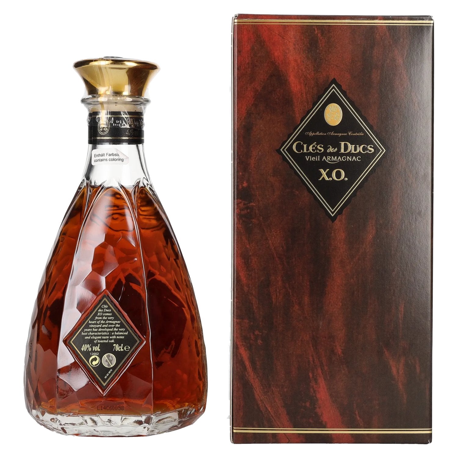 Clés des Ducs Vieil Armagnac X.O. 40% Vol. 0,7l in Geschenkbox