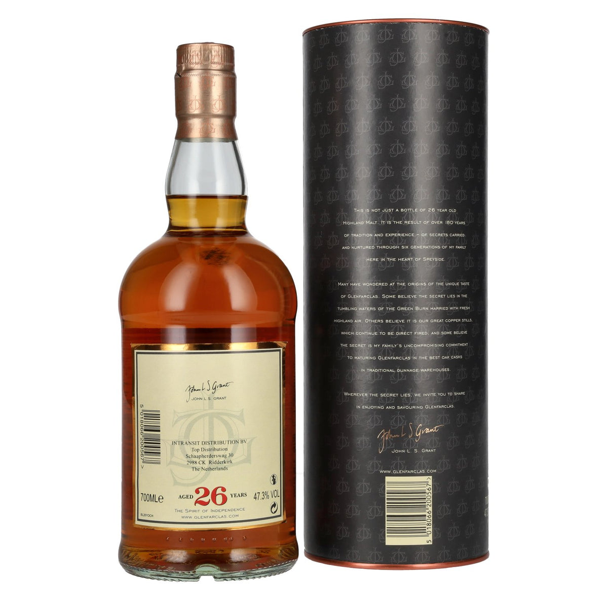 Glenfarclas 26 Years Old Oloroso Sherry Casks Highland Single Malt 47,3% Vol. 0,7l in geschenkverpakking