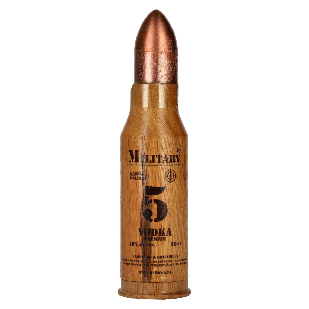 Debowa Wódka Military 5 Premium 40% vol. 0,05 l