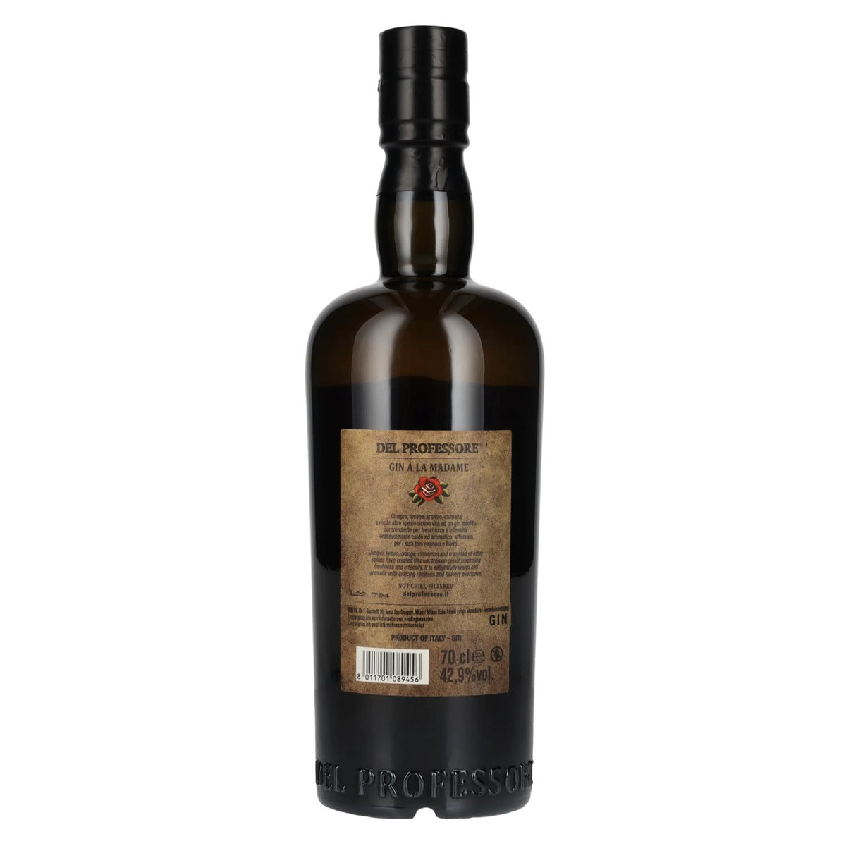 Del Professore Gin À LA MADAME, millésime 2022, 42,9 % vol., 0,7 l