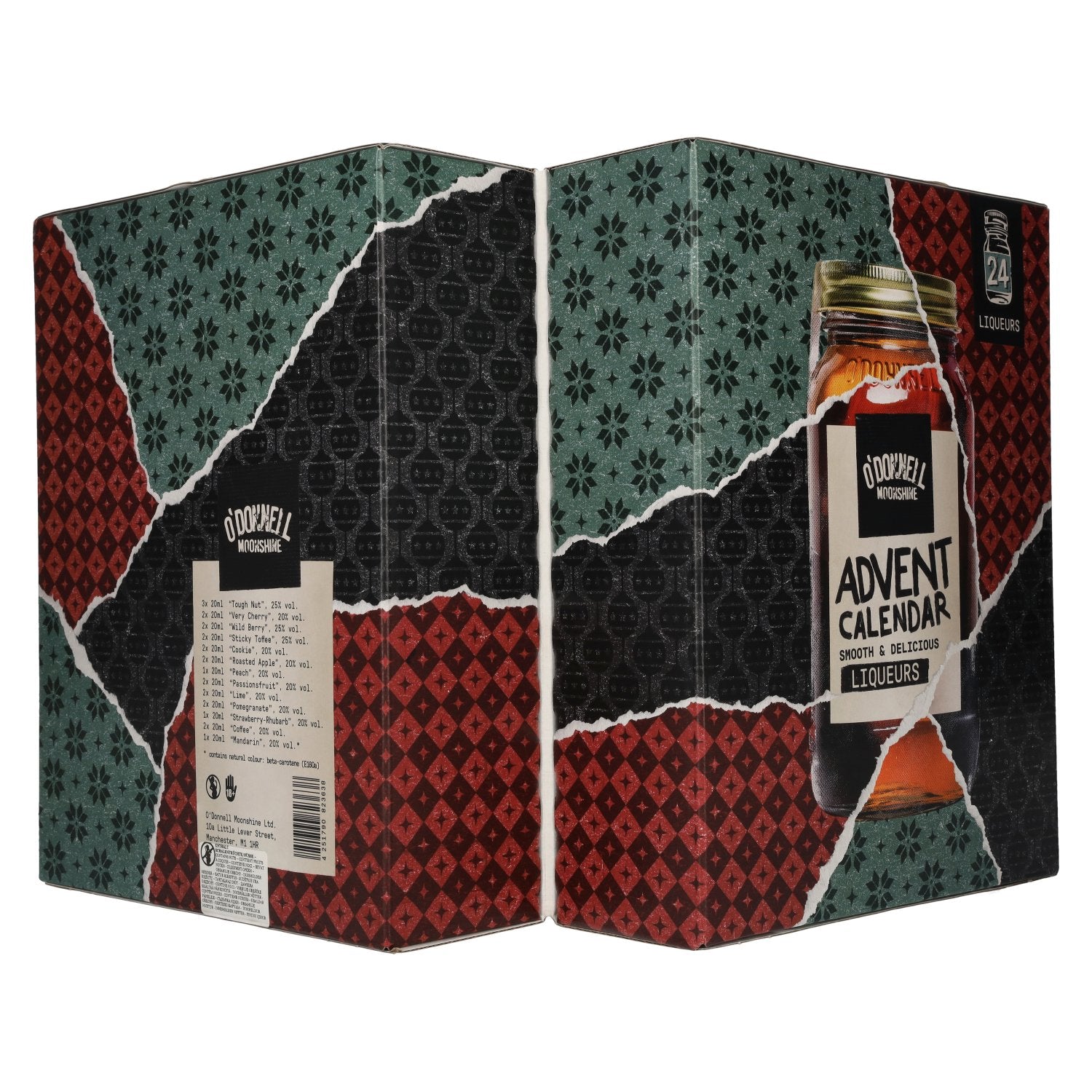 O'Donnell Moonshine Likör Adventskalender 21,5% Vol. 24x0,02l