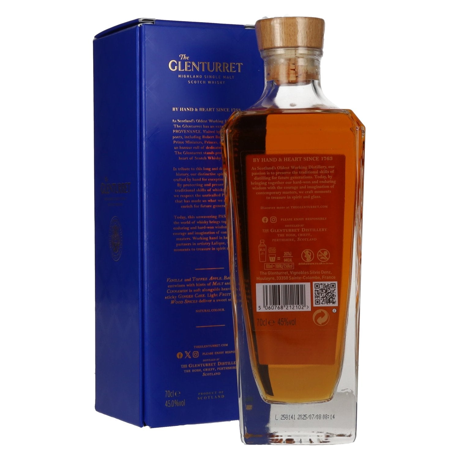 The Glenturret TRIPLE WOOD Release 2025 45% vol. 0,7l en boîte cadeau