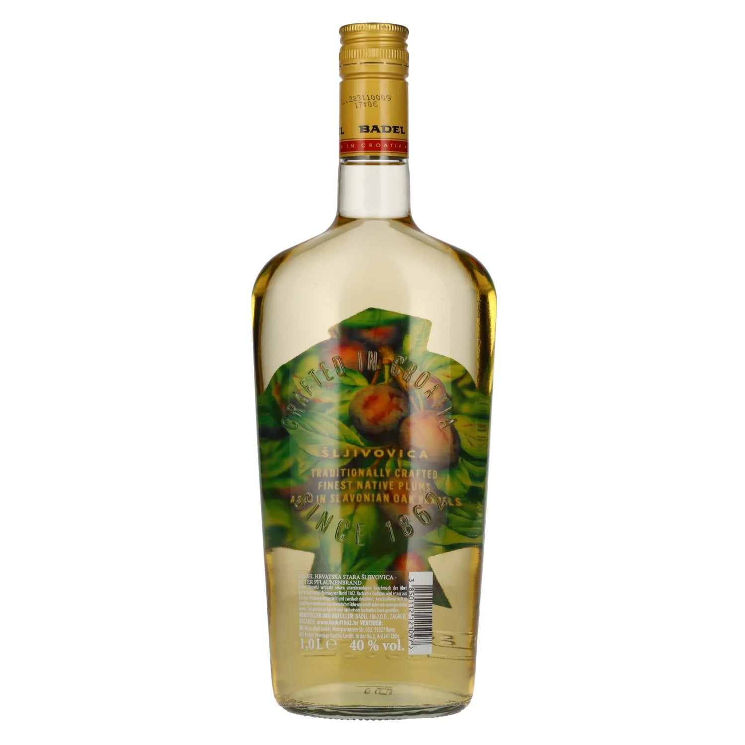 Badel Sljivovica Alter Pflaumenbrand 40% Vol. 1l