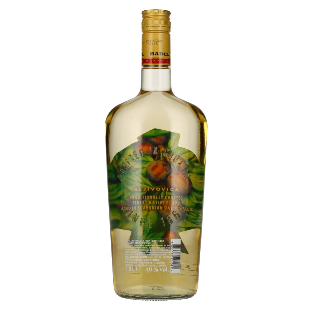 Badel Sljivovica Alter Pflaumenbrand 40% Vol. 1l
