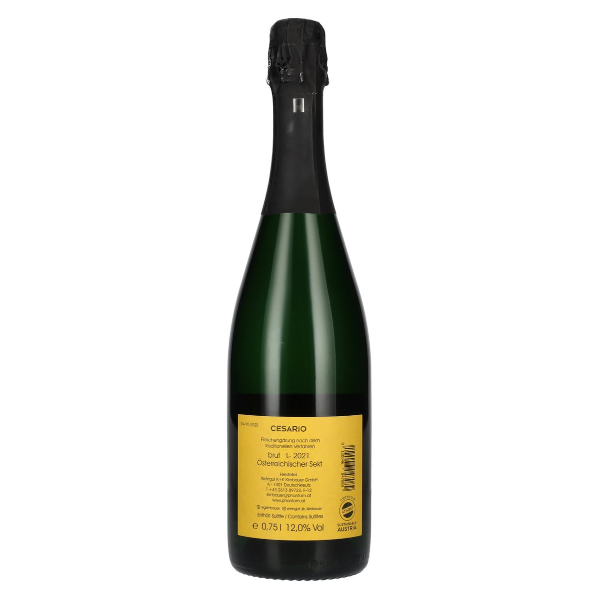K+K Kirnbauer CESARIO Brut 12% Vol. 0,75l