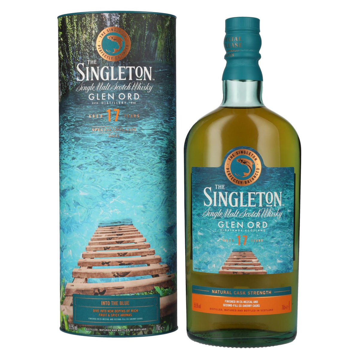 The Singleton 17 Years Old Glen Ord INTO THE BLUE Single Malt Special Release 2025 55,5% Vol. 0,7l in Geschenkbox
