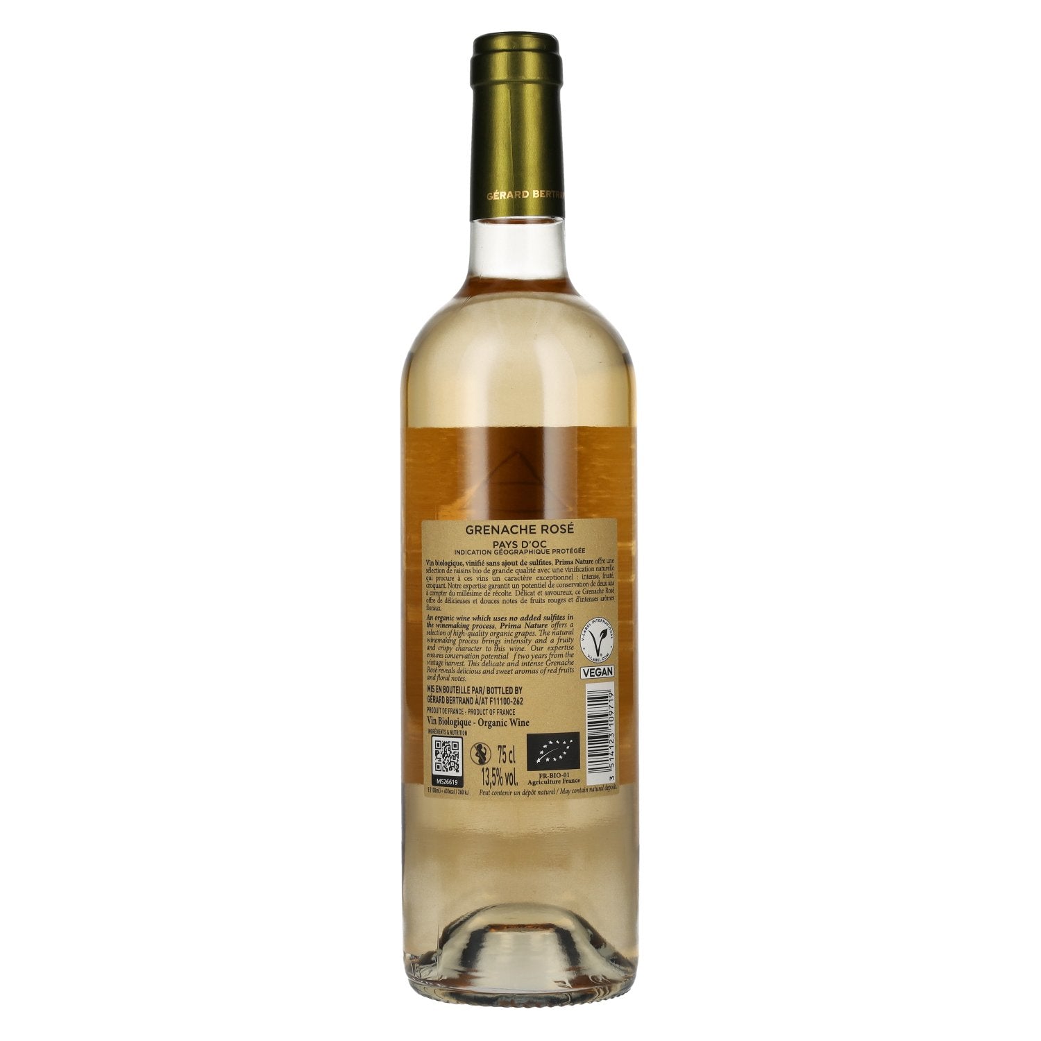 Gérard Bertrand Prima Nature Grenache Rosé Vin Biologique 2024 13,5% Vol. 0,75l