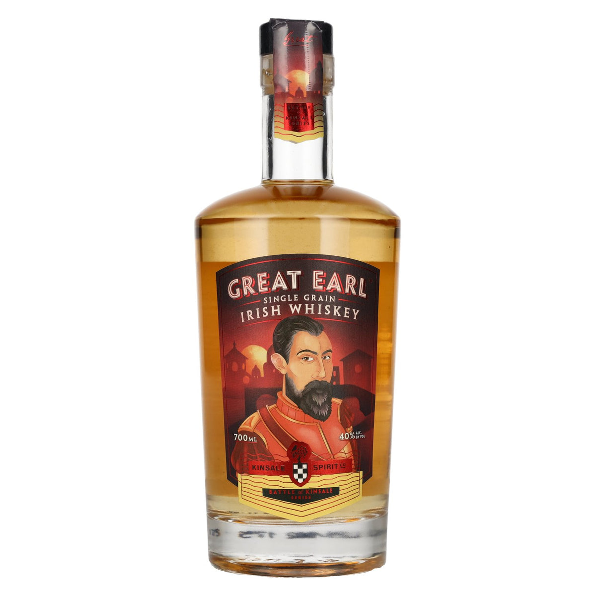 Kinsale GREAT EARL Single Grain Ierse whisky 40% vol. 0,7 l
