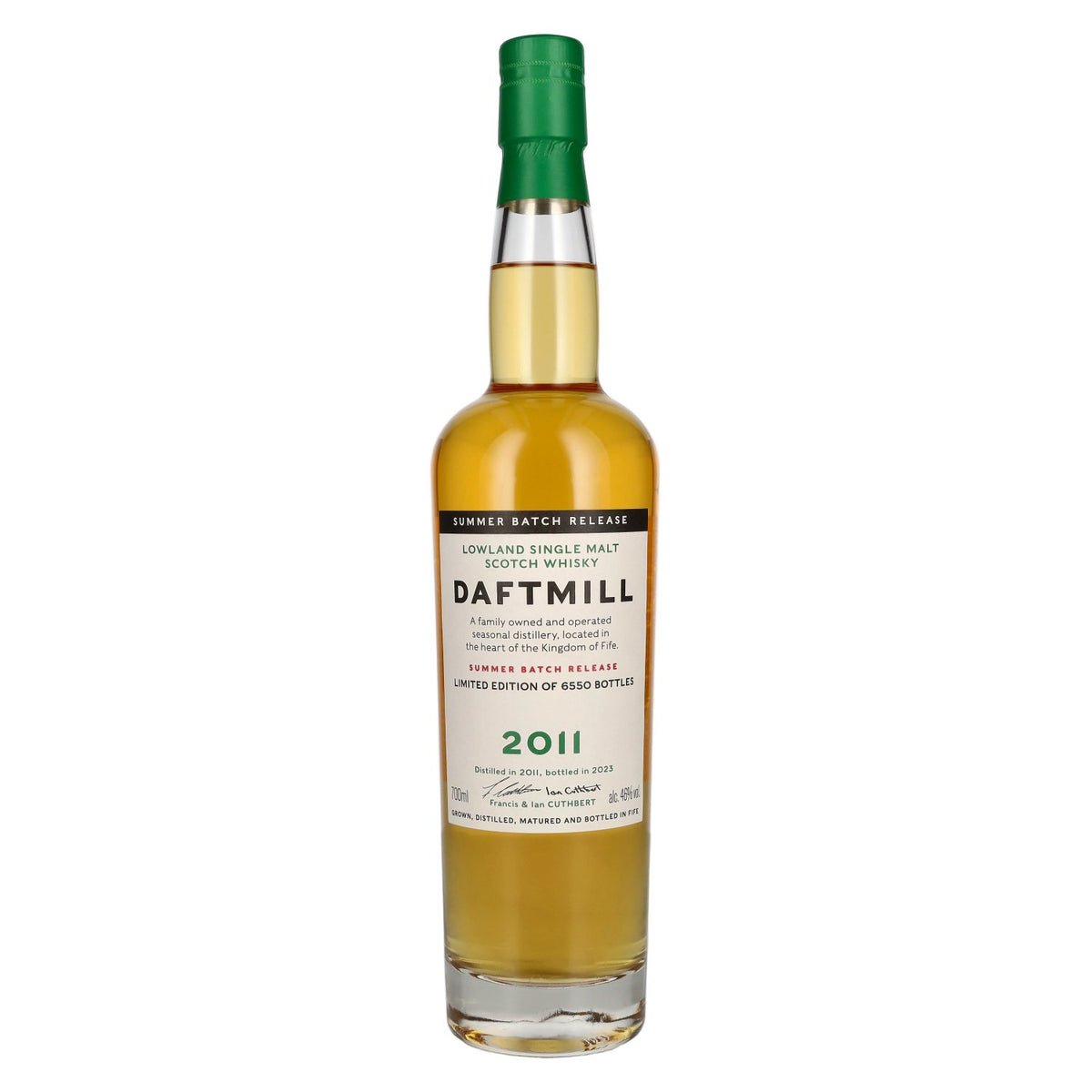 Daftmill Lowland Single Malt Summer Batch Release 2011 46% Vol. 0,7l