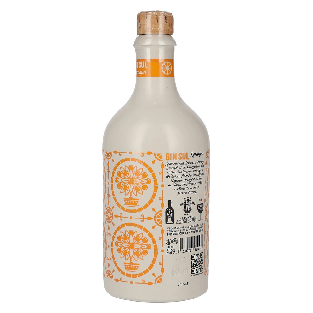 Gin Sul Laranjal Algarve Orange Dry Gin Limited Edition 43% vol. 0,5 l