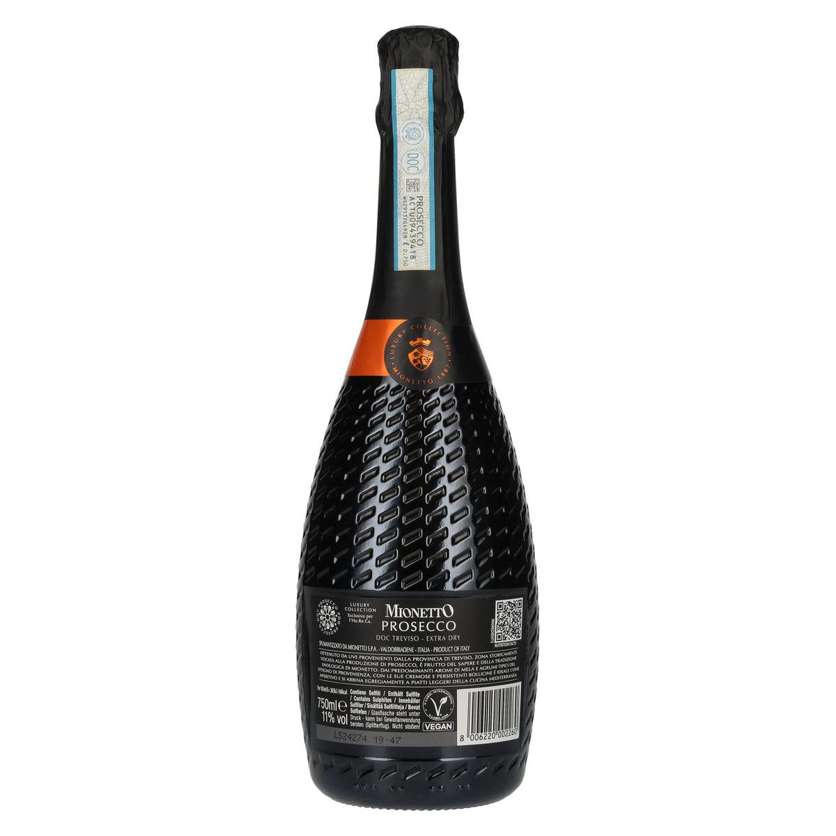 Mionetto Prosecco Treviso Extra Dry Luxury Collection DOC 11 % vol. 0,75 l