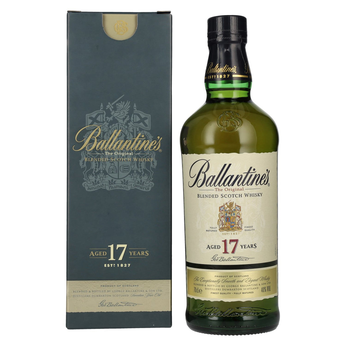 Ballantine's 17 Years Old Blended Scotch Whisky 40% Vol. 0,7l in gift box