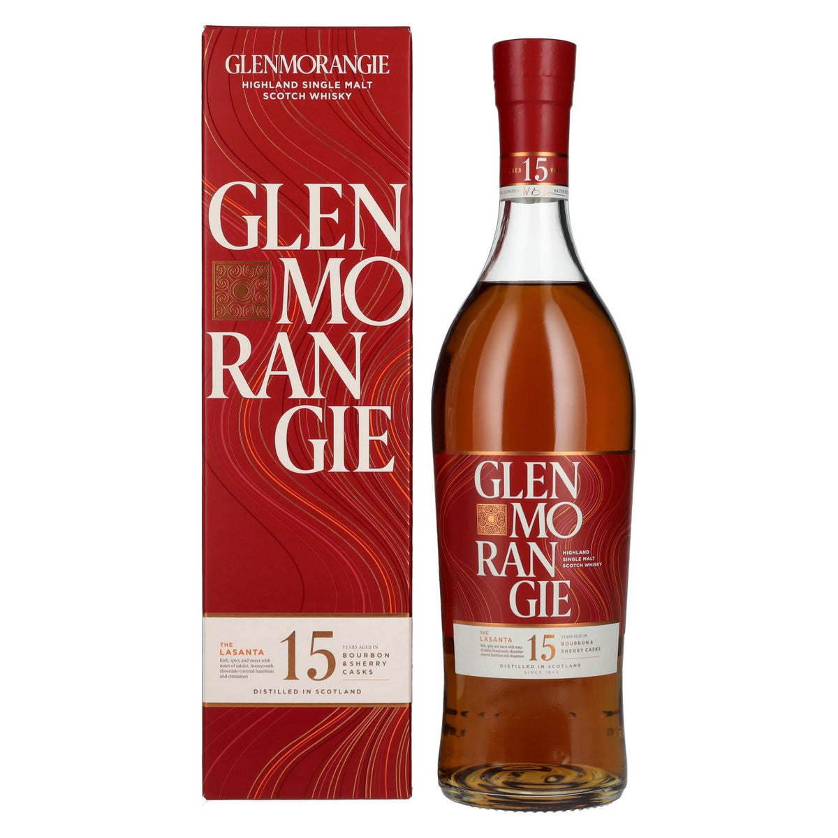 Glenmorangie THE LASANTA 15 ans d'âge, single malt des Highlands, 43 % vol., 0,7 l, dans un coffret cadeau