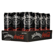 Jack Daniel's No. 7 Whiskey &amp; Coca Cola 5% vol. 12 blikjes van 0,33 l, statiegeld